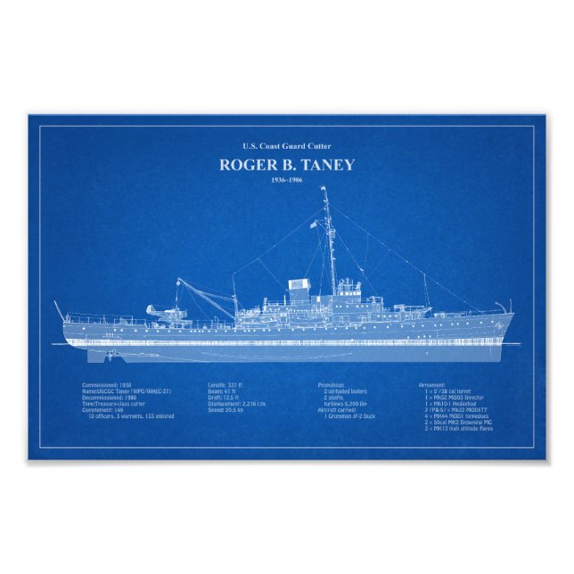 Foto USCG Roger B. Taney whec-37 – EE. UU. (Frente)
