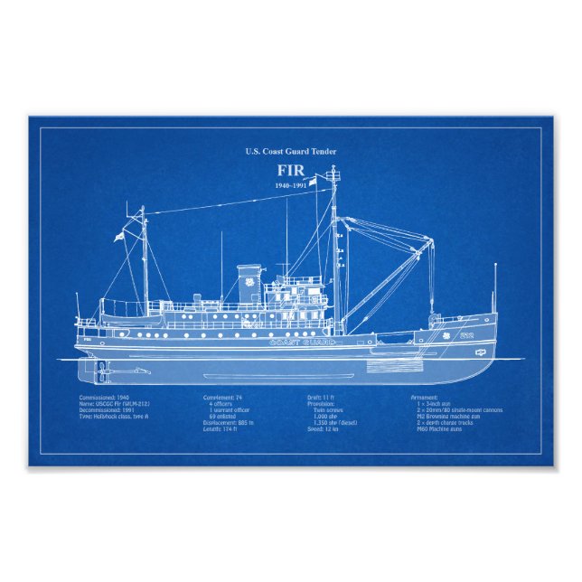 Foto USCG Tender Fir wlm-212 - ABD (Frente)