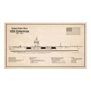 Foto USS Enterprise - Planes de Blueprint para buques S