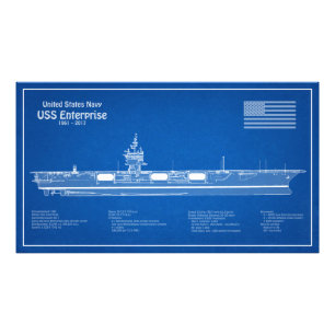 Foto USS Enterprise - Planes para el diseño general de 