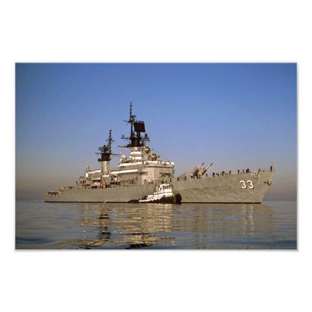 FOTO USS FOX CG-33 DLG-33 NAVY CRUISER MISILE GUIADO (Frente)