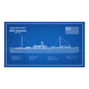 Foto USS Vesuvius - Planes de trazado de buques ABD