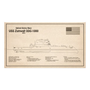 Foto USS Zumwalt - Planes de trazado de buques SD