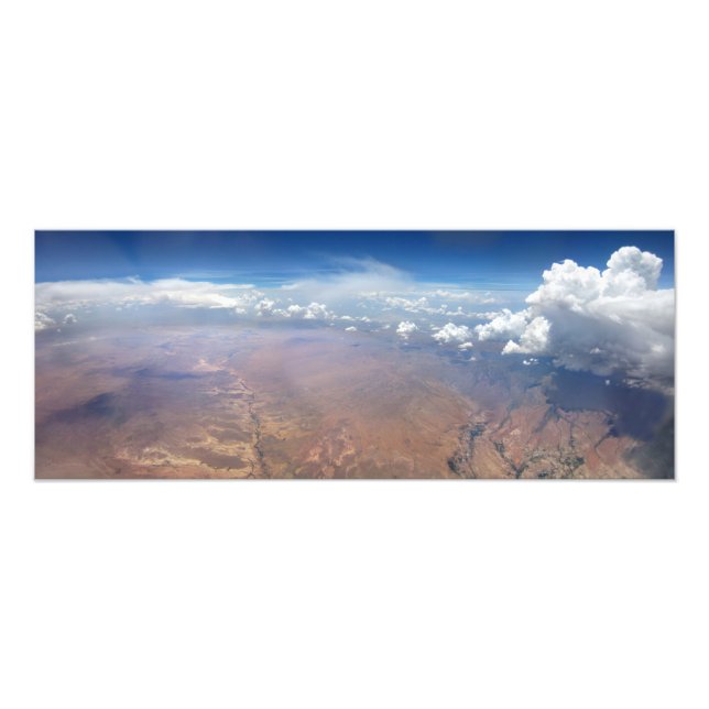 Foto Utah Cloudscape desde 36.000 pies (Frente)