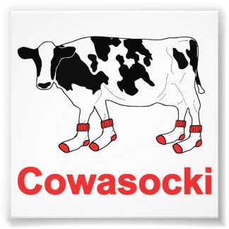 Foto Vaca lechera en calcetines - Vaca Cowasocki un sop