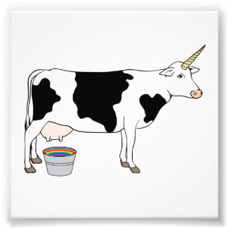 Foto Vaca lechera mágica unicornio