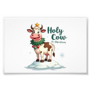 Foto Vaca Sagrada Es Navidad Camiseta Vaca Navidad (2)