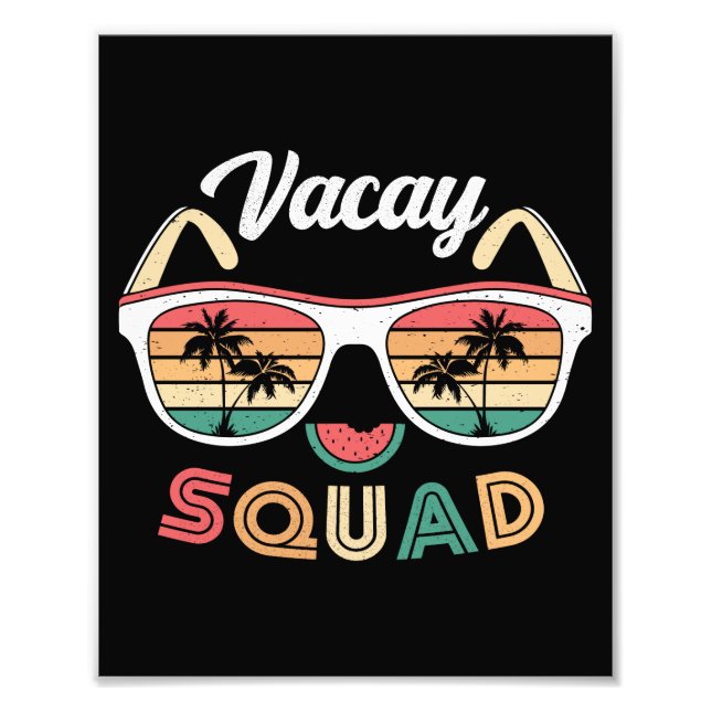 Foto Vacaciones Vacay Squad Funny Beach Summer (Frente)