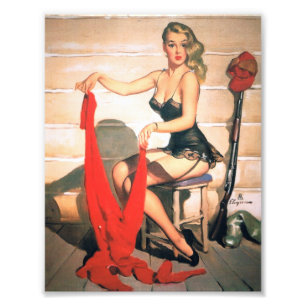 Foto Vamos a Cazar - Arte Pin-up Vintage