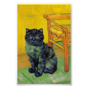 Foto Van Gogh Black Cat