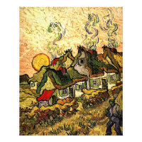 Van Gogh - Cabañas de paja al sol
