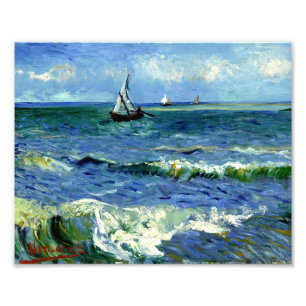 Foto Van Gogh - El paisaje marino, la pintura famosa