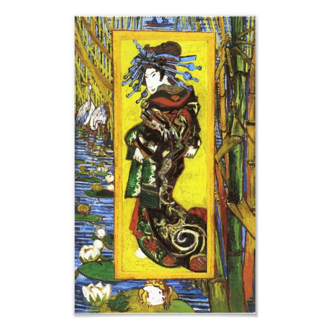 Foto Van Gogh Japonaiserie Oiran Print (Frente)