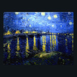 Foto Van Gogh - Noche estrellada sobre el Poster Ródano<br><div class="desc">La famosa obra de arte de Vincent van Gogh,  Noche estrellada sobre el Ródano</div>