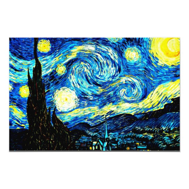 Foto Van Gogh - Noche Starry (Frente)