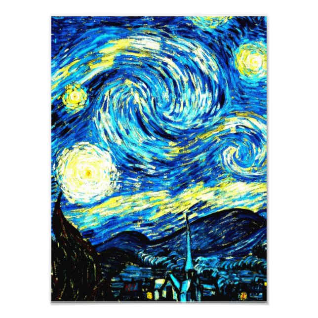 Foto Van Gogh - Noche Starry (Frente)