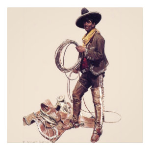 Foto “Vaquero Mexicano” de W Herbert Dunton 