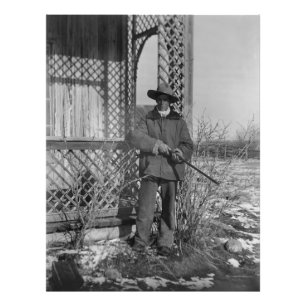 Foto Vaquero ranchero o forajido canadiense del viejo o