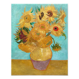 Foto Vase con doce girasoles | Van Gogh |