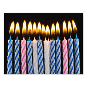 Foto velas de cumpleaños