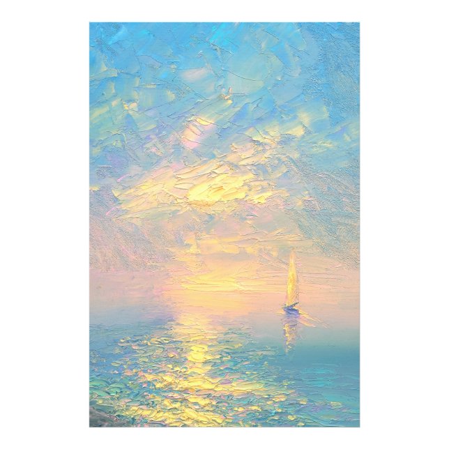 Foto Velero al atardecer (Frente)