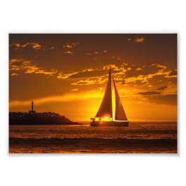 Foto Velero al atardecer - Marina Del Rey, CA