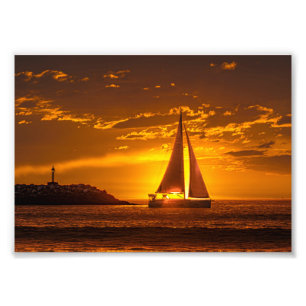 Foto Velero al atardecer - Marina Del Rey, CA