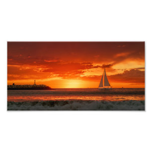 Foto Velero al atardecer - Marina Del Rey, CA