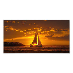 Foto Velero al atardecer - Marina Del Rey, CA