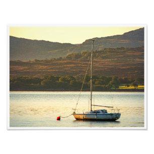 Foto Velero amarrado al atardecer (Bahía de Kenmare)