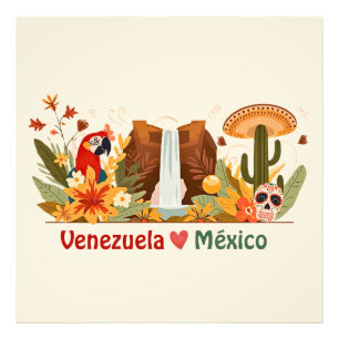 Foto Venezuela ❤️ México Amor Latino y Orgullo Hispano