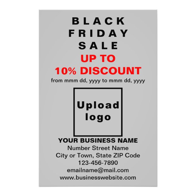 Foto Venta de Business Black Friday en papel fotográfic (Frente)