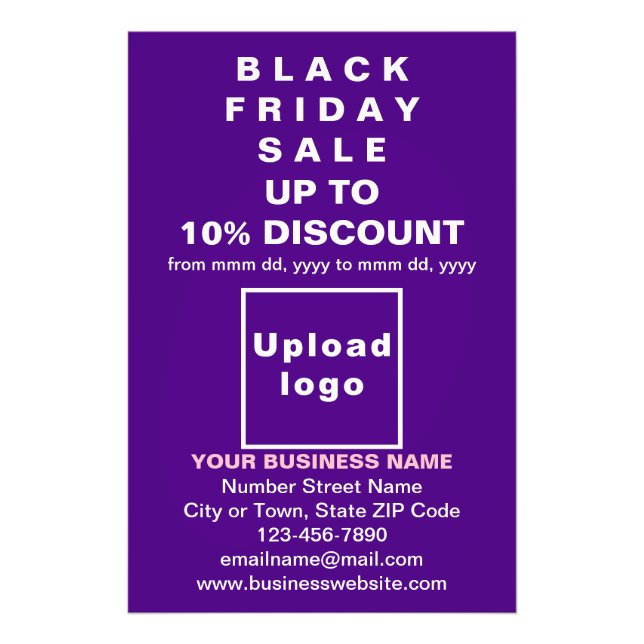 Foto Venta de Business Black Friday en papel fotográfic (Frente)