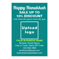 Venta de Business Hanukkah en un Libro Verde Verde