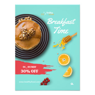 Foto Venta de desayuno, Menú de desayuno de cafetería