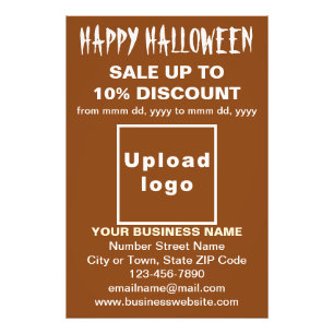 Foto Venta de Halloween de negocios en papel fotográfic