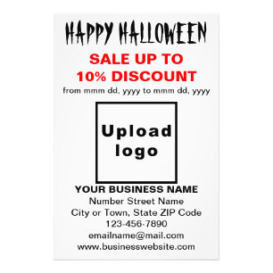 Foto Venta de negocios de Halloween en papel fotográfic