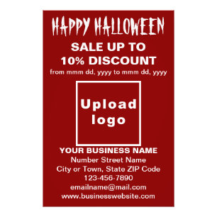 Foto Venta de Negocios de Halloween en Papel Fotográfic