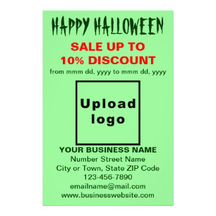 Foto Venta de negocios de Halloween en papel fotográfic