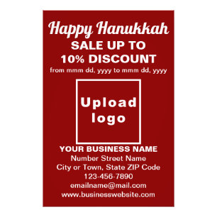 Foto Venta de negocios de Hanukkah en papel fotográfico