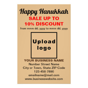 Foto Venta de negocios de Hanukkah en papel fotográfico