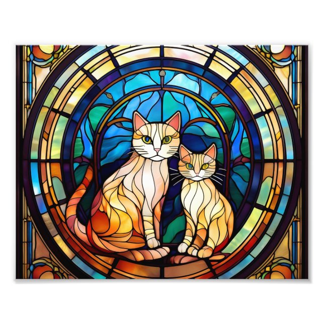 Foto Ventana Gato de IA (Frente)