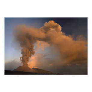 Foto ventisquero de la cumbre del Mt. Etna, Sicilia, It