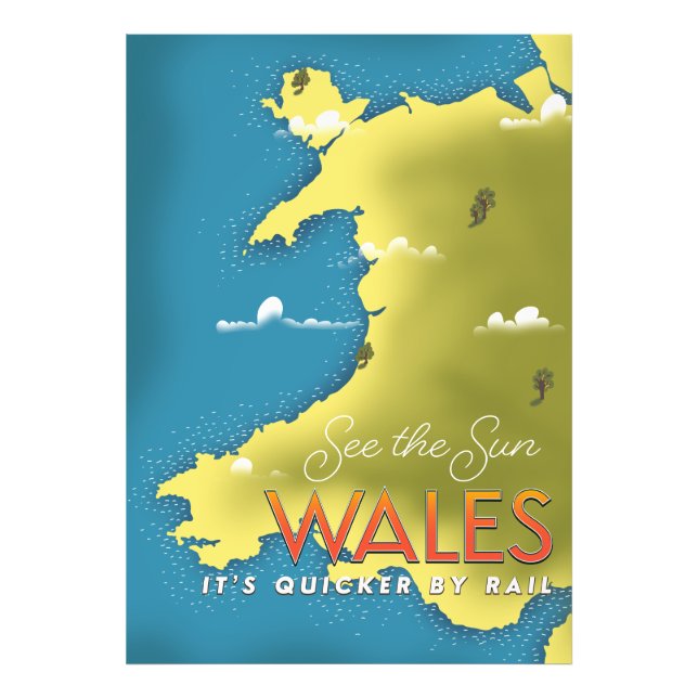 Foto Ver el afiche de viaje de Sun Wales. (Frente)