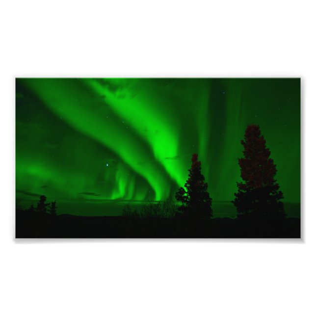 Foto verde aurora-boreal (Frente)