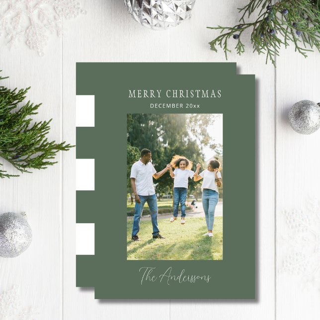 Foto verde de sabio minimalista Feliz Navidad (Subido por el creador)