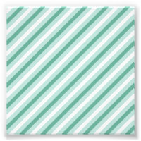 Verde Menta Blanco Fleur De Lis Delicado Pastel