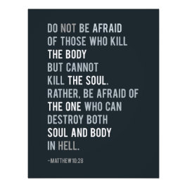 Foto Verso de la Biblia cristiana 10:28 Verdad