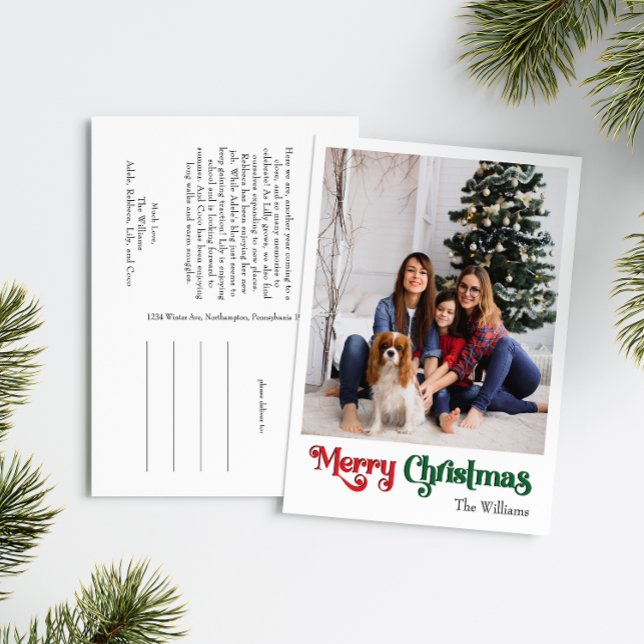 Foto vertical clásica de navidad simple (Subido por el creador)