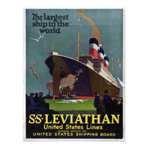 Foto Viaje de crucero SS Leviathan náutico vintage